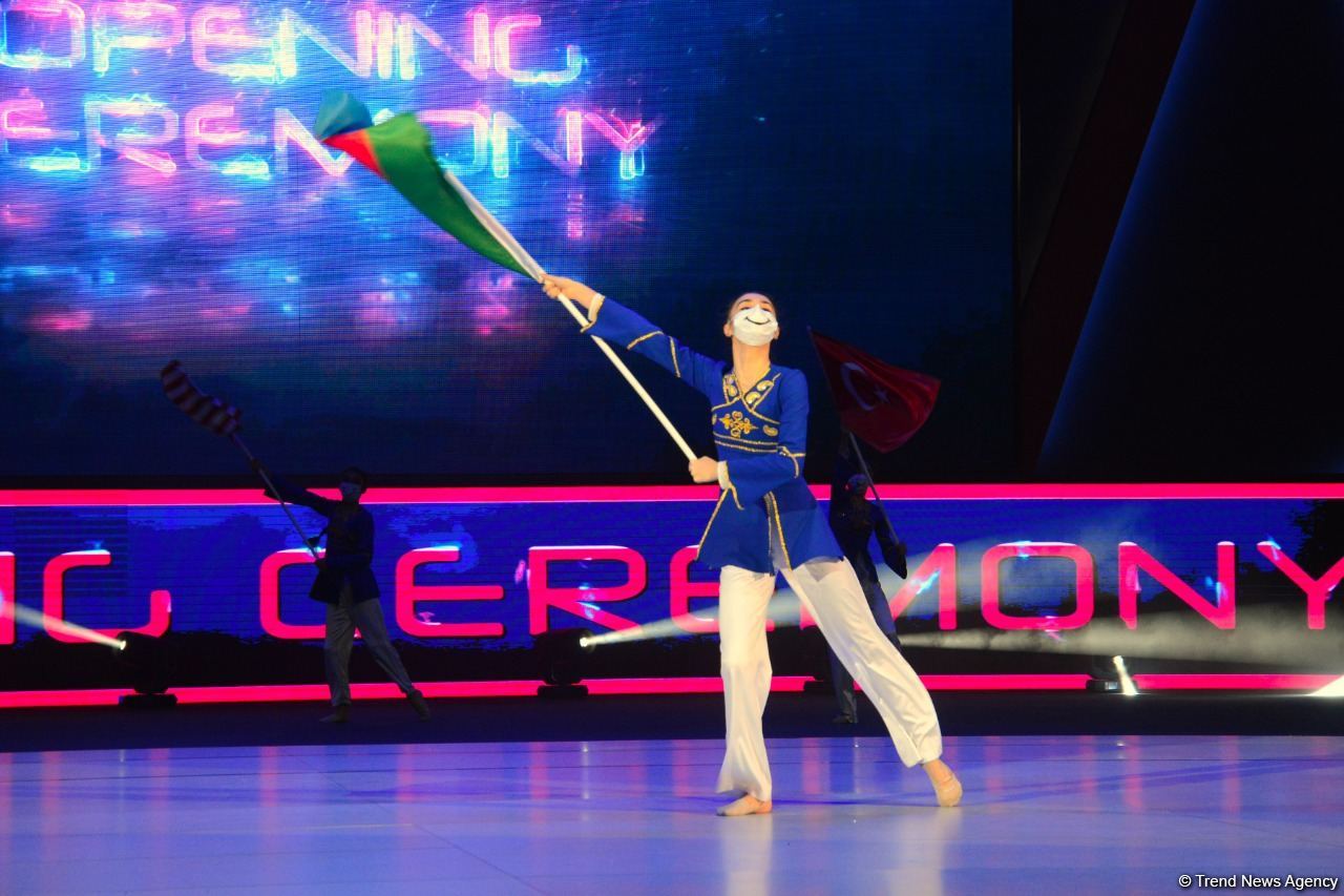 Baku hosts opening ceremony of Aerobic Gymnastics World Age Group Competition (PHOTO)