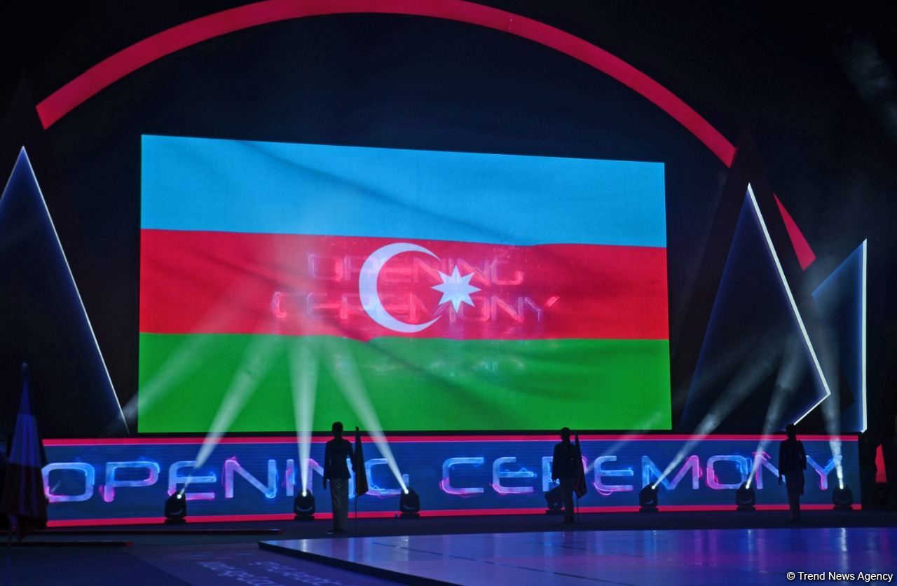 Baku hosts opening ceremony of Aerobic Gymnastics World Age Group Competition (PHOTO)