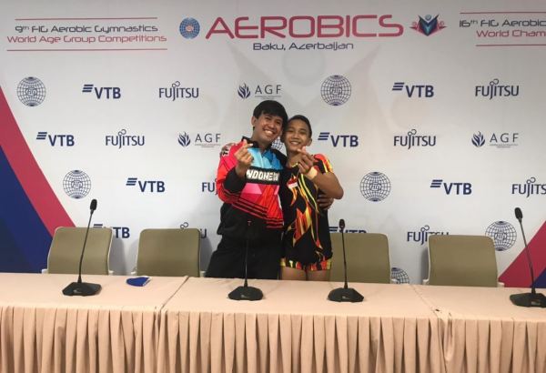 World Aerobic Gymnastics Competition in Baku perfectly organized -  Indonesian athlete