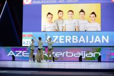 Azerbaijani team reaches final of Aerobic Gymnastics World Competition in Baku (PHOTO)
