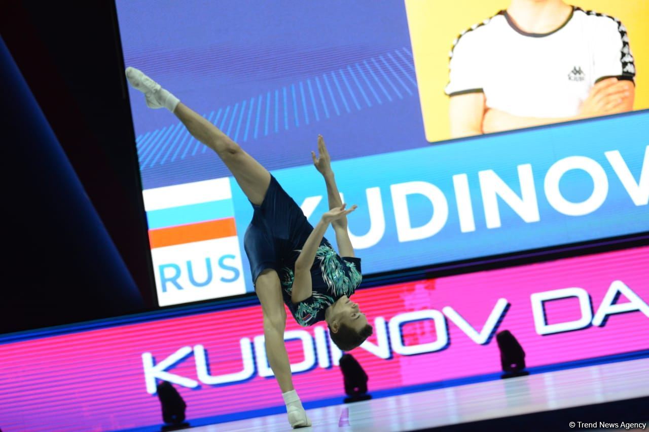 Finalists of Aerobic Gymnastics World Age Group Competitions in Baku in men individual program announced