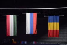 В Баку состоялась церемония награждения победителей Всемирных соревнований по аэробной гимнастике среди групп (ФОТО)