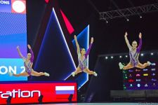 Finalists of Aerobic Gymnastics World Age Group Competition continue performing in Baku (PHOTO)