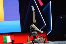 Finalists of Aerobic Gymnastics World Age Group Competition continue performing in Baku (PHOTO)