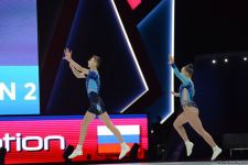 Finalists of Aerobic Gymnastics World Age Group Competition continue performing in Baku (PHOTO)