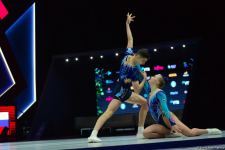 Finalists of Aerobic Gymnastics World Age Group Competition continue performing in Baku (PHOTO)