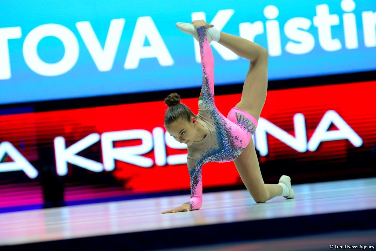 Finalists of Aerobic Gymnastics World Age Group Competition continue performing in Baku (PHOTO)