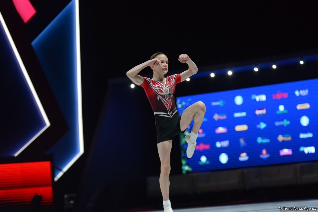 Finalists of Aerobic Gymnastics World Age Group Competition continue performing in Baku (PHOTO)