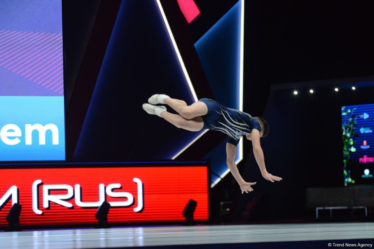 Finalists of Aerobic Gymnastics World Age Group Competition continue performing in Baku (PHOTO)