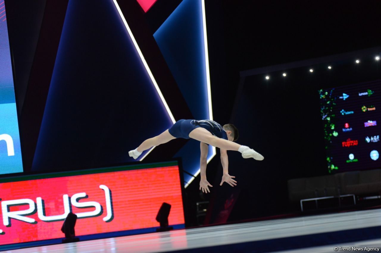 Finalists of Aerobic Gymnastics World Age Group Competition continue performing in Baku (PHOTO)