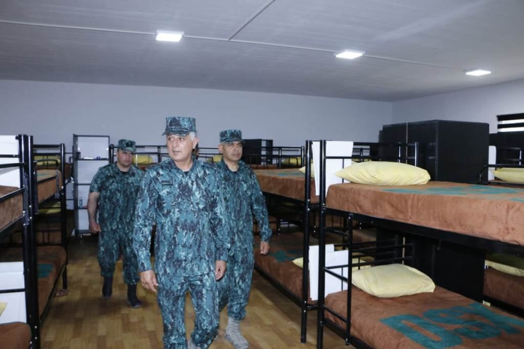 На границе с Арменией открылась очередная воинская часть ГПС Азербайджана (ФОТО)