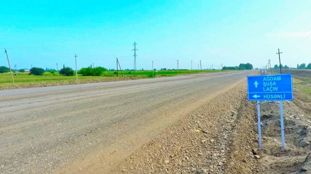 Начато строительство автодороги Барда – Агдам  (ФОТО)
