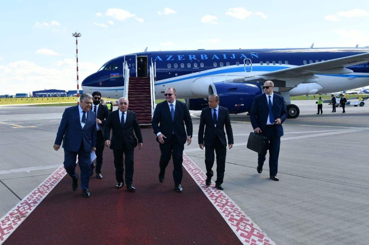 Azerbaijani PM leaves for Belarus