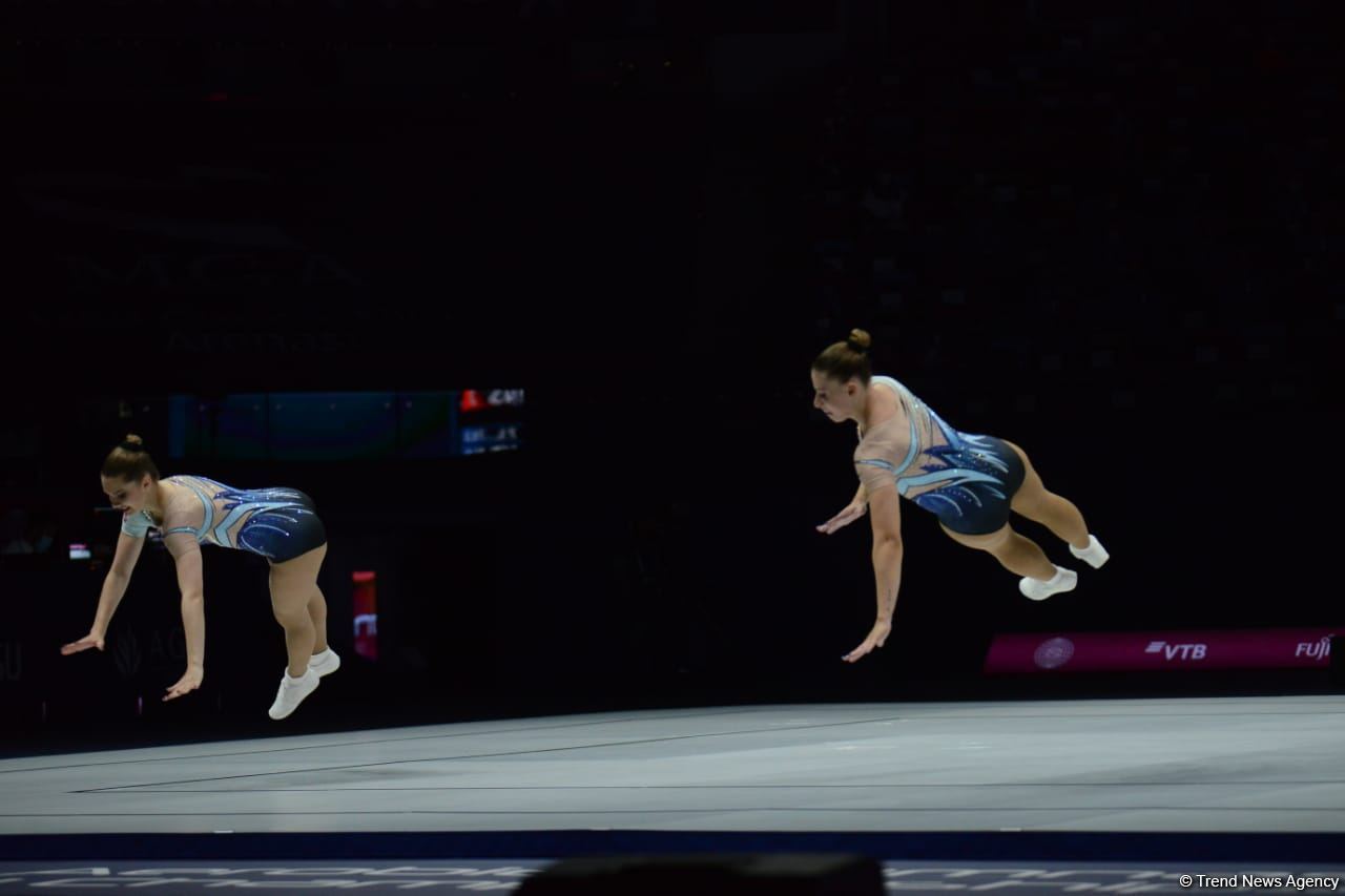 В Баку стартовал первый день 16-го чемпионата мира по аэробной гимнастике (ФОТО)