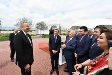 Azerbaijani president takes part in laying foundation for restoration of Aghdam city (PHOTO)