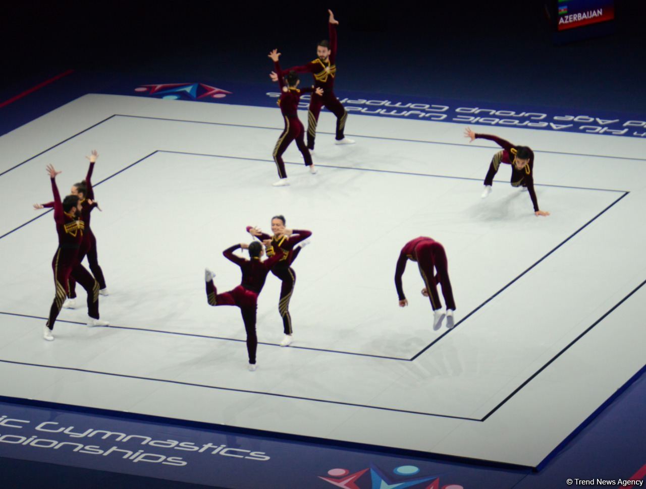 Azerbaijani team reaches finals in 'Aero dance' program at World Aerobic Gymnastics Championships (PHOTO)