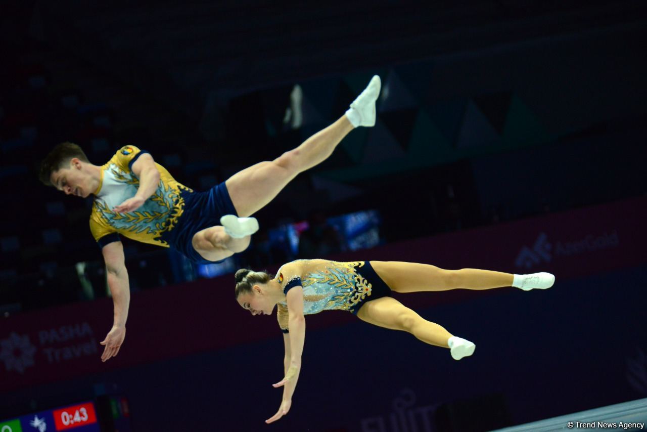 Best moments of second day of 16th World Aerobic Gymnastics Championships in Baku (PHOTO)