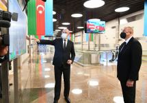Президент Ильхам Алиев ознакомился с условиями, созданными на станции метро "8 Ноября" (ФОТО/ВИДЕО)
