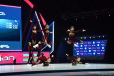 Azerbaijani team takes first place at World Aerobic Gymnastics Championships in aerodance program (PHOTO)