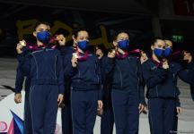 Baku holds ceremony of awarding winners of World Aerobic Gymnastics Championships among groups and in individual program (PHOTO)