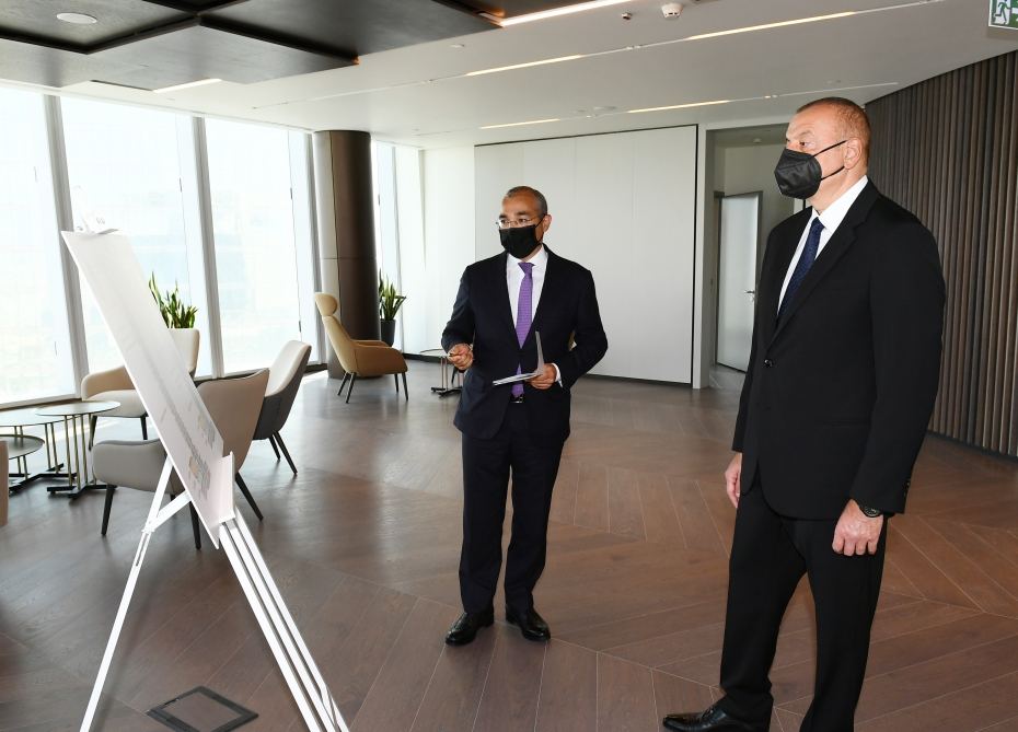 Prezident İlham Əliyev İqtisadiyyat Nazirliyinin yeni binasının açılışında iştirak edib (FOTO/VİDEO) (YENİLƏNİB)