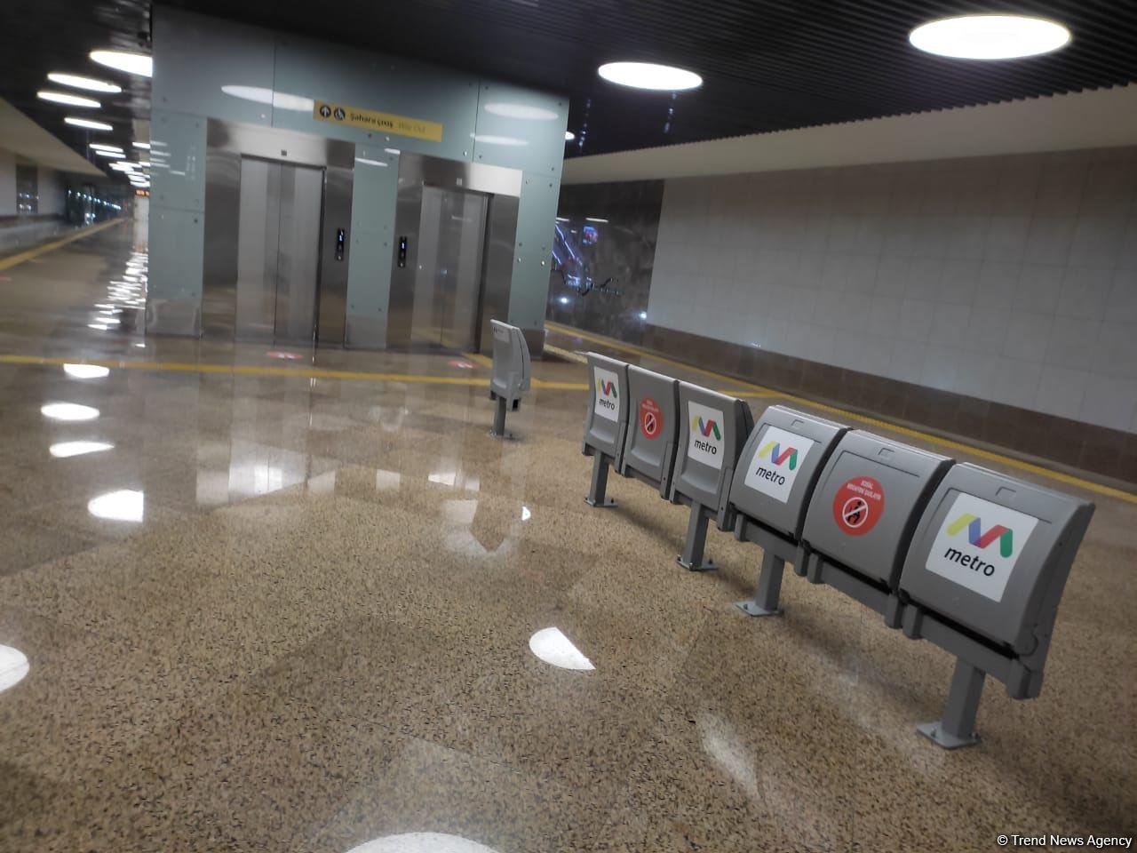 Новая станция метро "8 Ноября" в Баку будет введена в эксплуатацию 31 мая (ФОТО/ВИДЕО)