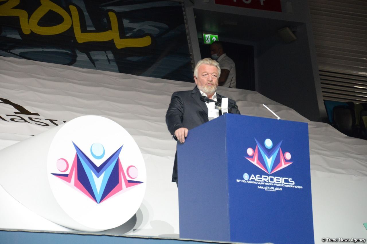 В Баку состоялась торжественная церемония закрытия 16-го чемпионата мира по аэробной гимнастике (ФОТО)