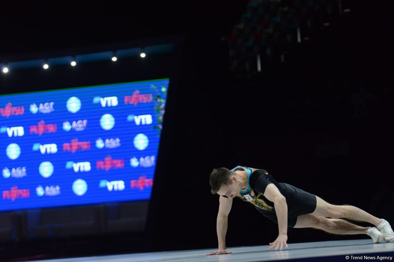Bakıda aerobika gimnastikası üzrə 16-cı dünya çempionatının final günü başlayıb (FOTO)