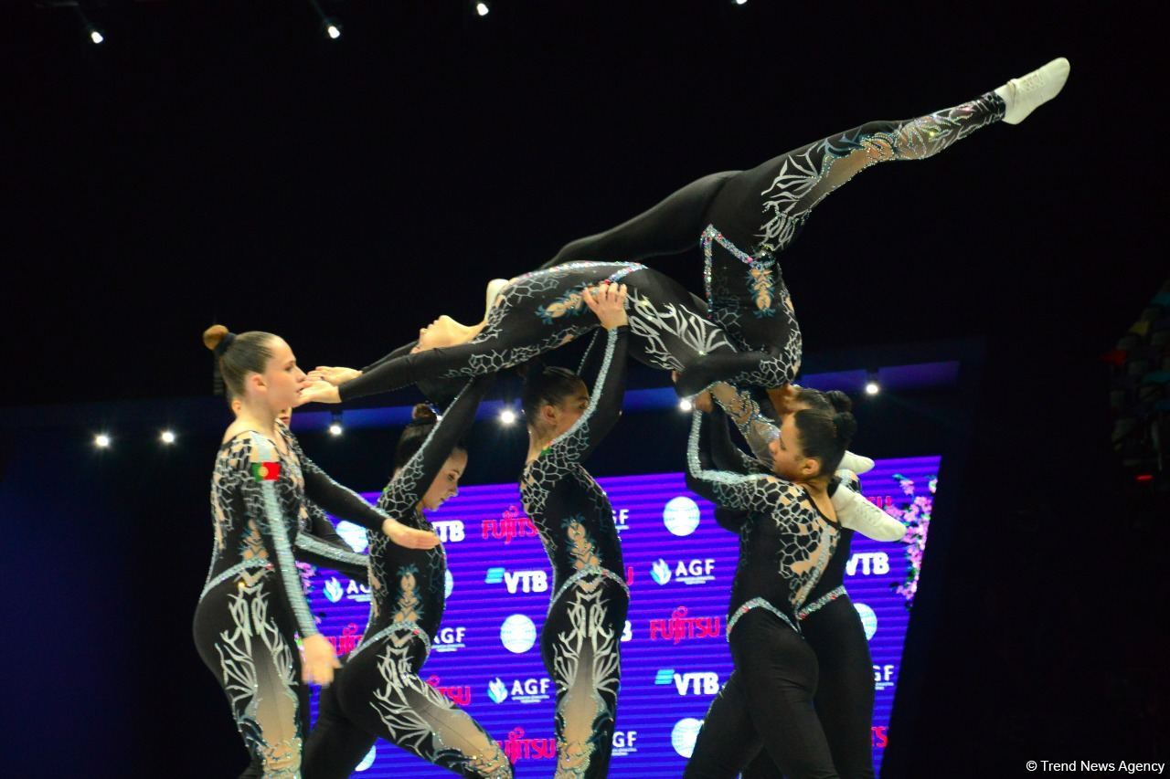Aerobika gimnastikası üzrə dünya çempionatının son günündən maraqlı anlar (FOTO)