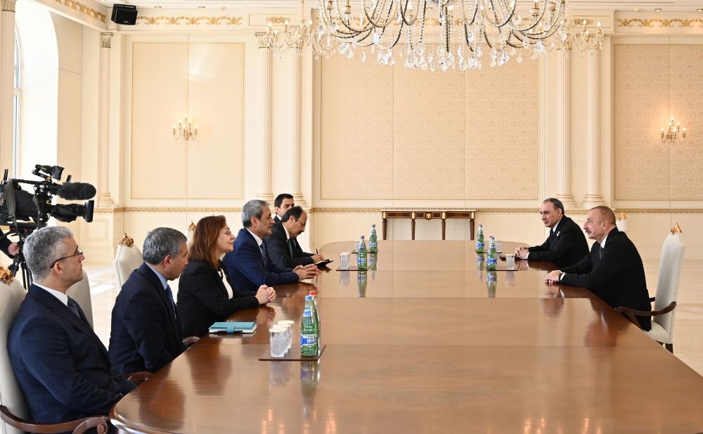 Президент Ильхам Алиев принял делегацию во главе с Генеральным прокурором Верховного суда Турции