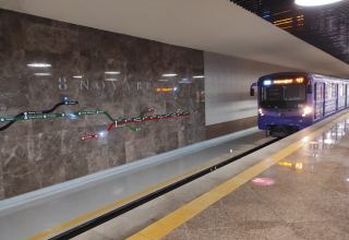 Bakıda metro qatarında problem yaranıb