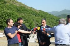 Azerbaijani minister talks about ongoing rapid construction of Horadiz-Agband railway, Fuzuli airport (PHOTO)