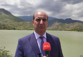 Azerbaijani official talks restoration of water reservoir in liberated village (Exclusive)