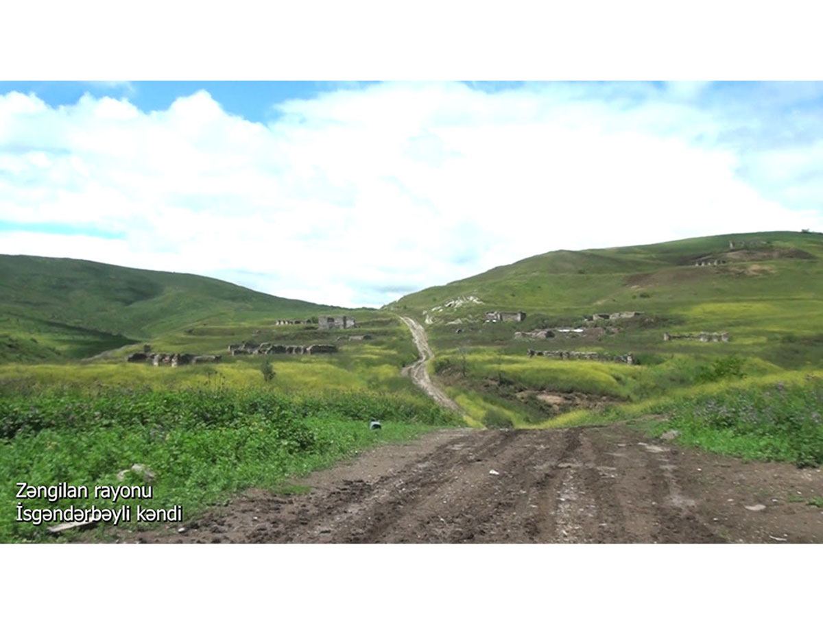 Azerbaijan shows footage from Iskandarbayli village of Zangilan district (VIDEO)