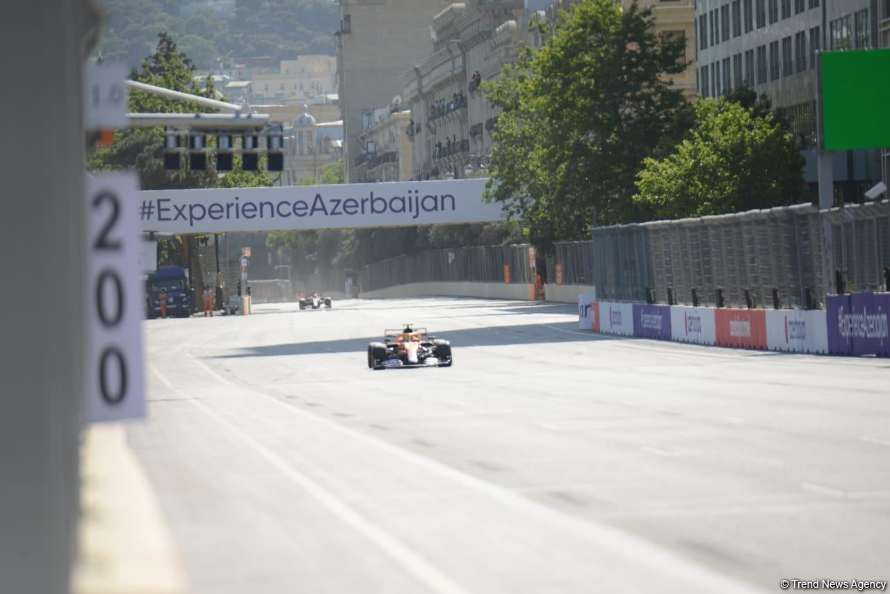 Formula 1 Qualifying Session being held in Baku at ...