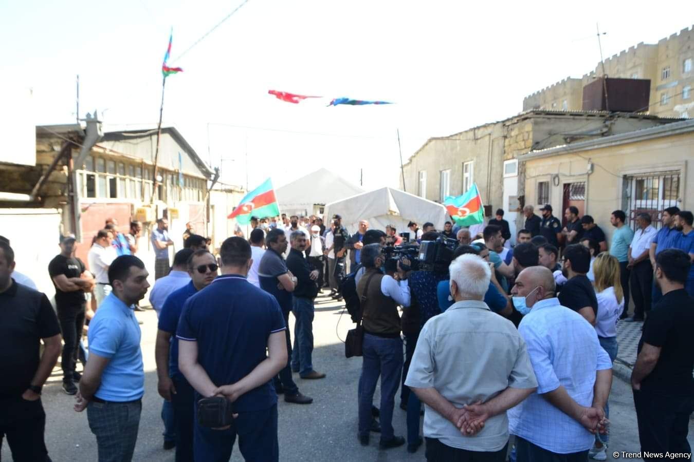 В Баку прощаются с погибшим в Кельбаджаре журналистом (ФОТО)