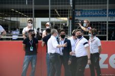 Formula 1 Azərbaycan Qran Prisində Dövlət Himni mərasimi keçirilib (FOTO/VİDEO)