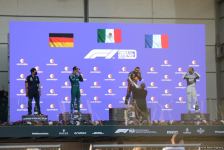 Прошла церемония награждения победителей Гран-при Азербайджана Формулы-1 (ФОТО)