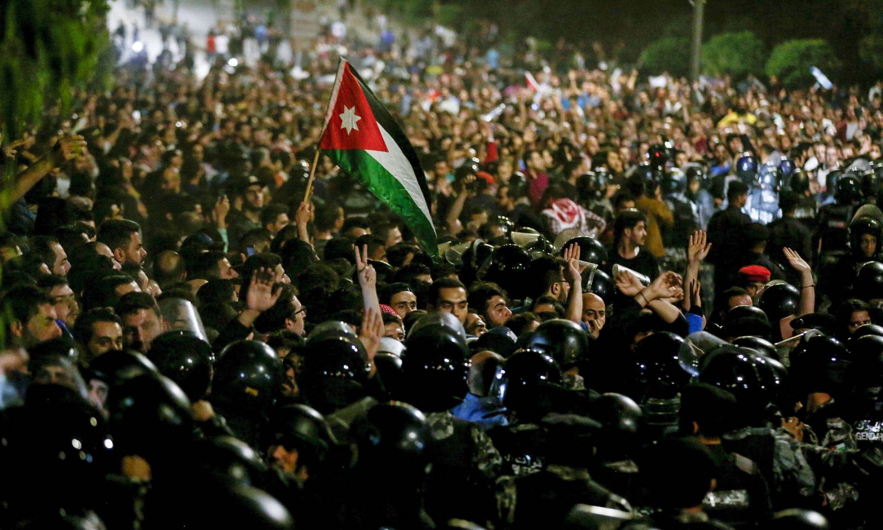Иорданские силовики блокировали пригород Аммана из-за акций протеста