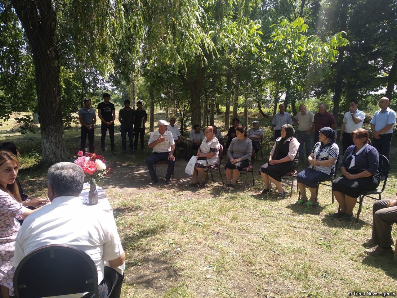 Депутат Севиль Микаилова провела очередную встречу  с избирателями в Хачмазе (ФОТО)
