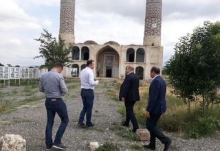 Latvian parliamentary delegation visits mosque in Azerbaijan's liberated Aghdam (PHOTO)