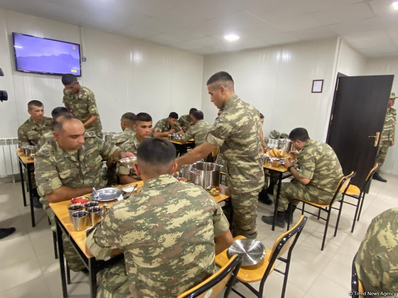 Azerbaijani journalists visit modular military units in liberated lands (PHOTO)