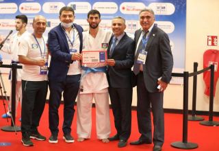 Azərbaycan karateçiləri Tokio Yay Olimpiya Oyunlarına vəsiqələrin sayını üçə çatdırıblar (FOTO)