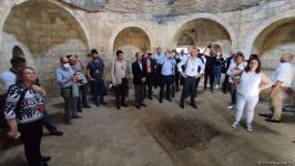 Foreign diplomats visit Imaret complex in Agdam destroyed by Armenia (PHOTO)