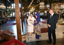 Dinner organized on behalf of President Ilham Aliyev, First Lady Mehriban Aliyeva in honor of President Erdogan, his wife (PHOTO)