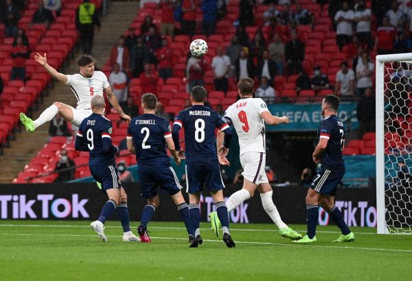 Сборная Англии сыграла вничью с командой Шотландии в матче чемпионата Европы по футболу