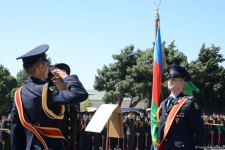 Начальник Военного лицея им. Нахчыванского обратился к курсантам первого после Отечественной войны выпуска (ФОТО/ВИДЕО)