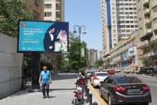 ADRA 458 reklam qurğusunda peyvəndlənmə ilə bağlı sosial reklamların yayımını təmin edib (FOTO)