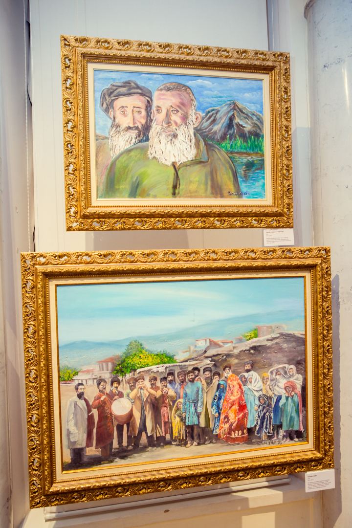 Картина "Горские евреи-земледельцы" художника из Баку вошла в собрание Государственного музея Востока (ВИДЕО, ФОТО)