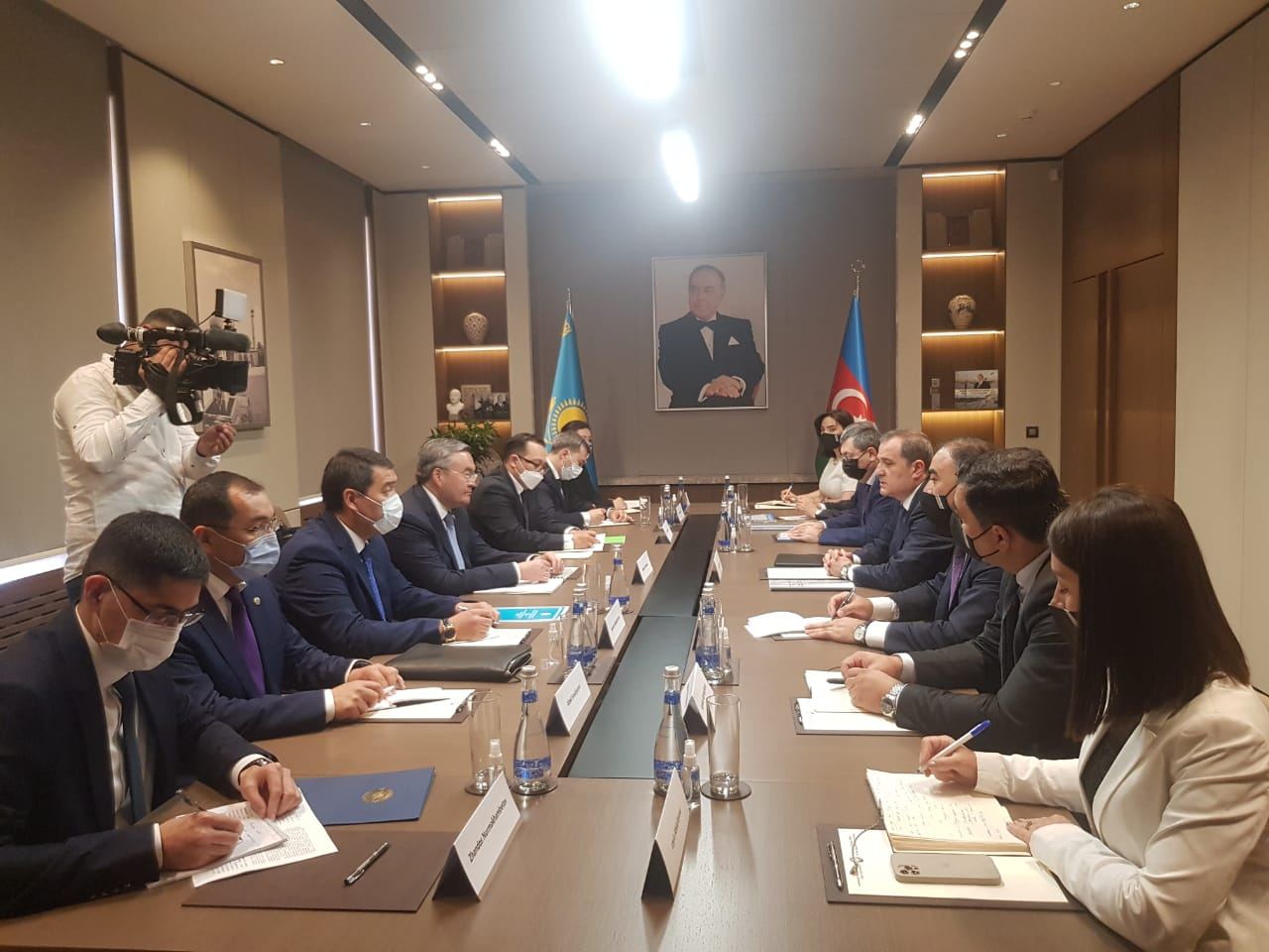В Баку состоялась встреча глав МИД Азербайджана и Казахстана в расширенном составе (ФОТО)